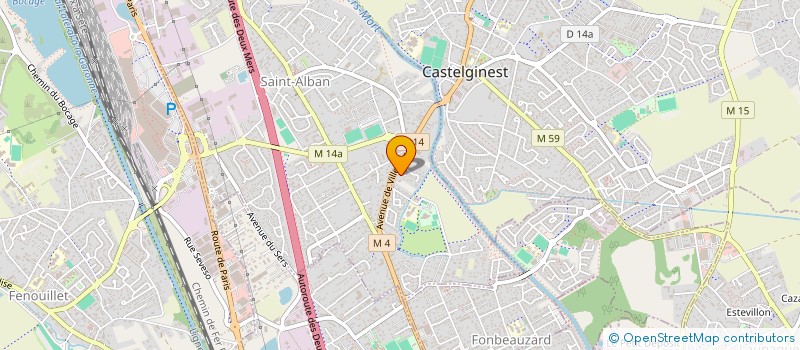 localisation de l'entreprise AG3P  ROUFFIAC-TOLOSAN