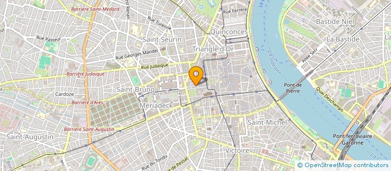 localisation de l'entreprise AG9 IMMOBILIER  BORDEAUX