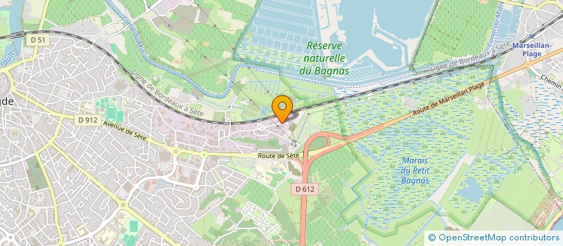 localisation de l'entreprise AGA à AGDE