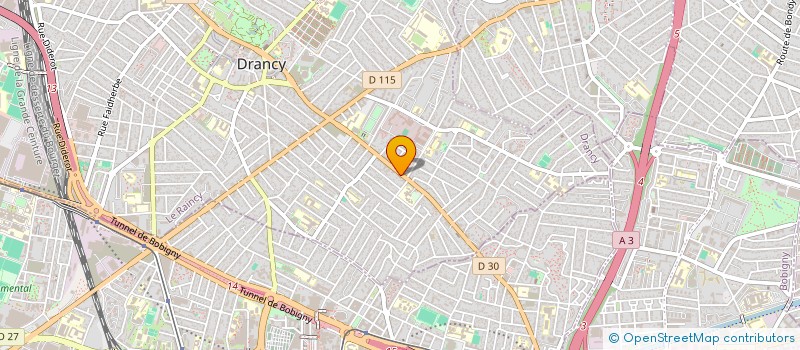 localisation de l'entreprise AGA à DRANCY