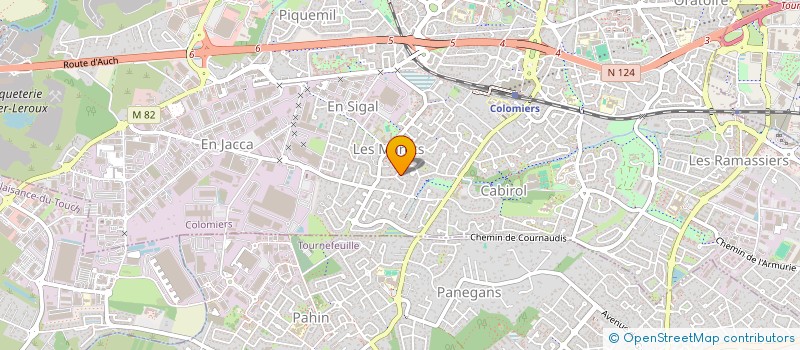 localisation de l'entreprise AGA BTIMENT à COLOMIERS
