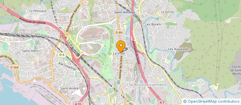 localisation de l'entreprise AGA CENTRE SOCIO CULTUREL DEL RIO à MARSEILLE