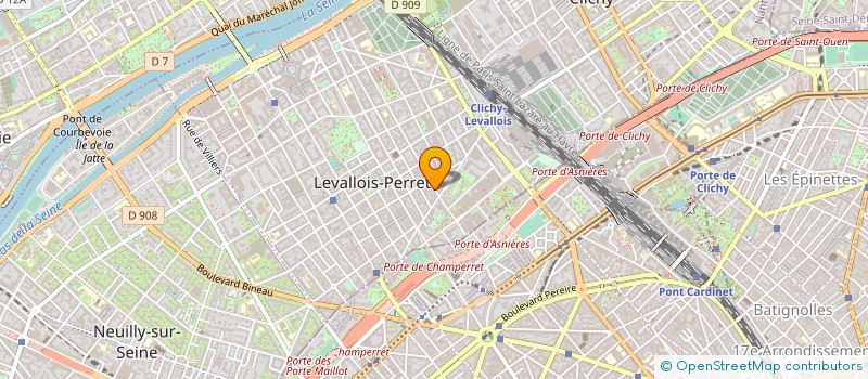 localisation de l'entreprise AGA EDITION à LEVALLOIS-PERRET