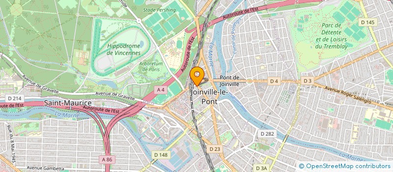 localisation de l'entreprise AGA IMMO à JOINVILLE-LE-PONT