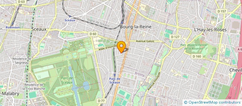 localisation de l'entreprise AGA IMMOBILIER à SCEAUX
