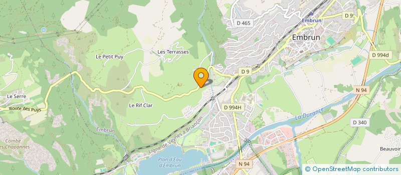 localisation de l'entreprise AGA INVEST  EMBRUN