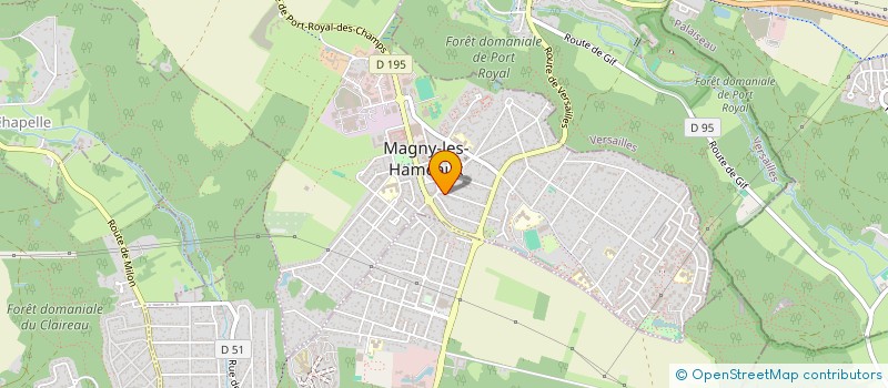 localisation de l'entreprise AGA NANCY  MAGNY-LES-HAMEAUX