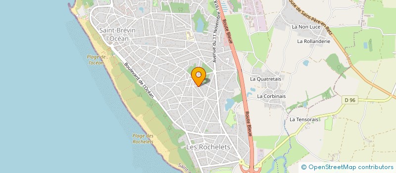 localisation de l'entreprise AGA'NANTES à SAINT-BREVIN-LES-PINS