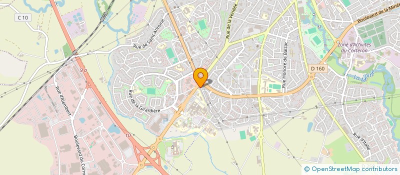 localisation de l'entreprise AGA NEGOCE à CHOLET