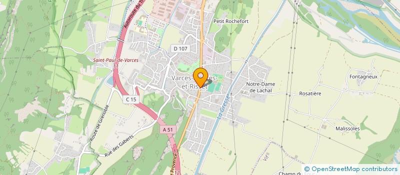 localisation de l'entreprise AGA PAYRE à VARCES-ALLIERES-ET-RISSET