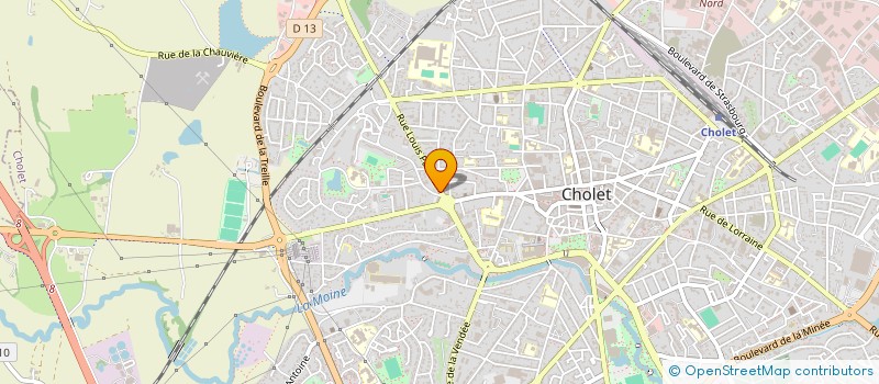 localisation de l'entreprise AGABEST à CHOLET