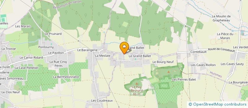 localisation de l'entreprise AGAC  CHINON