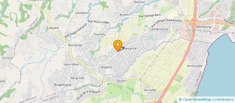 localisation de l'entreprise AGACE SOFT à BAIE-MAHAULT