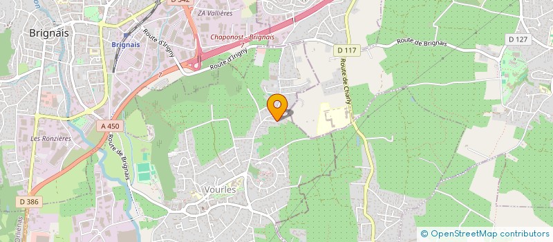 localisation de l'entreprise AGACHA 7C  VOURLES