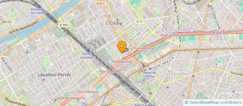 localisation de l'entreprise AGACHI NET à CLICHY