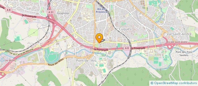 localisation de l'entreprise AGACHON à AIX-EN-PROVENCE