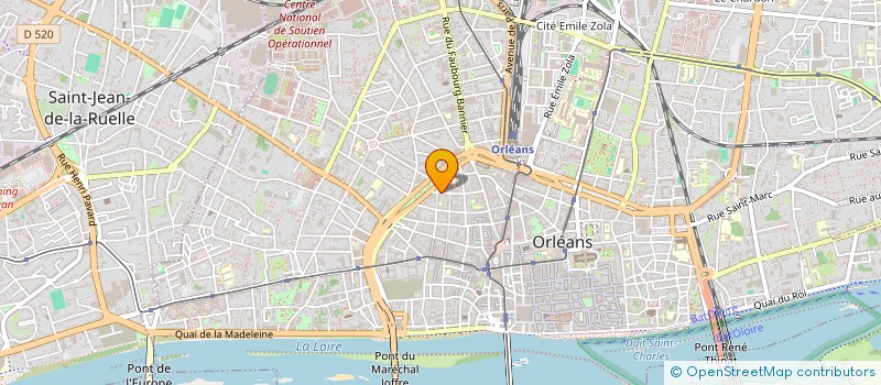 localisation de l'entreprise AGACIFOL à ORLEANS