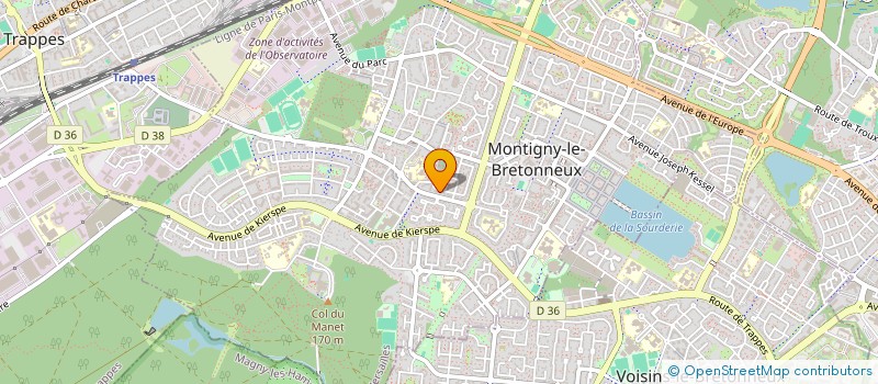 localisation de l'entreprise AGAD  MONTIGNY-LE-BRETONNEUX