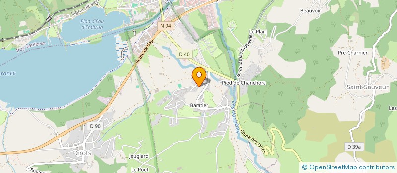 localisation de l'entreprise AGADICE à BARATIER