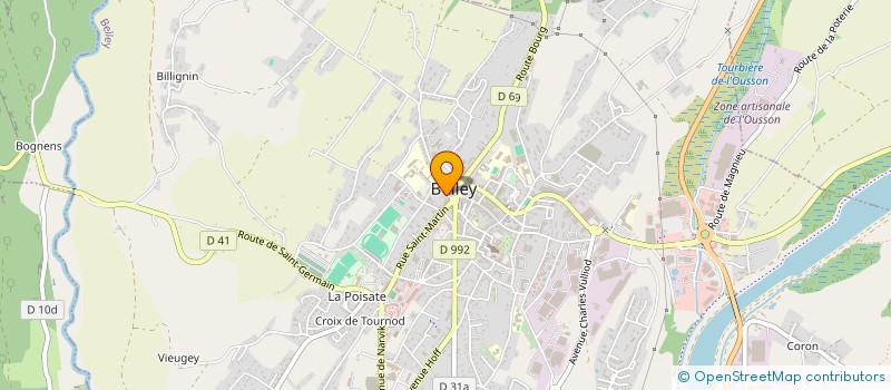 localisation de l'entreprise AGADIR  BELLEY