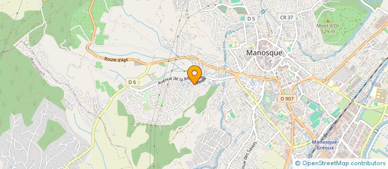 localisation de l'entreprise AGAEM à MANOSQUE