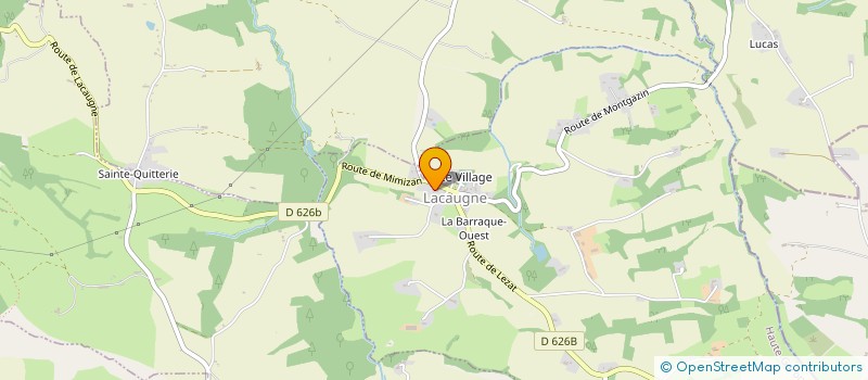 localisation de l'entreprise AGAF INVESTISSEMENT  LACAUGNE