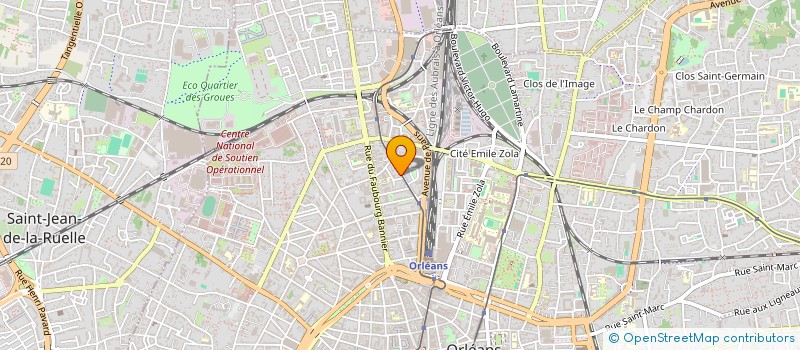 localisation de l'entreprise AGAFIA à ORLEANS