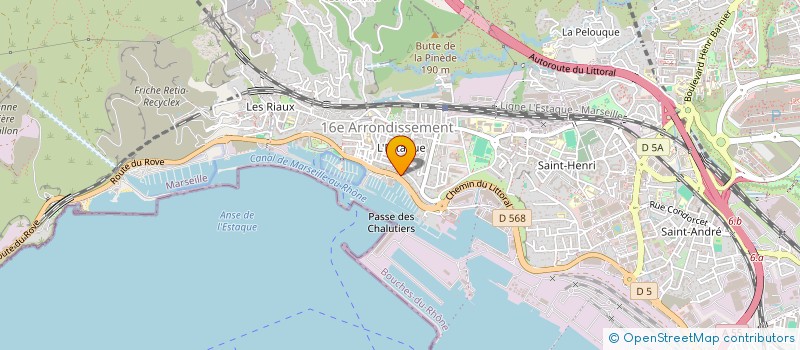 localisation de l'entreprise AGAI à MARSEILLE