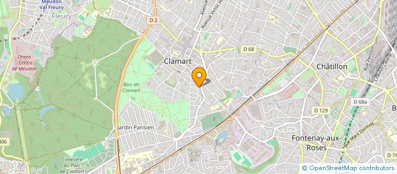 localisation de l'entreprise AGAJE à CLAMART