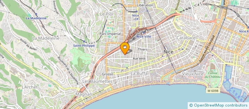 localisation de l'entreprise AGAJULIX à NICE