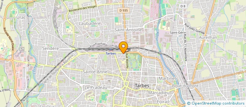 localisation de l'entreprise AGAK  TARBES