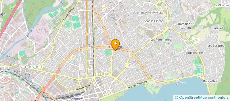 localisation de l'entreprise AGAKA  ANNECY