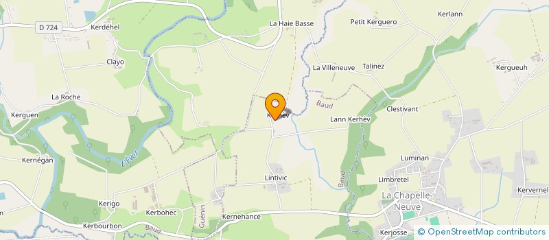 localisation de l'entreprise AGALEO  BAUD