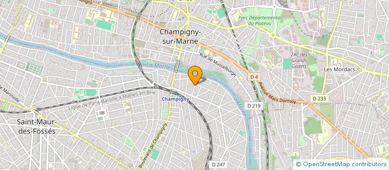 localisation de l'entreprise AGALEX à SAINT-MAUR-DES-FOSSES