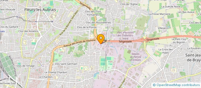 localisation de l'entreprise AGALI à ORLEANS