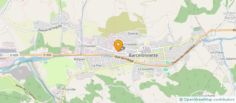 localisation de l'entreprise AGAM à BARCELONNETTE