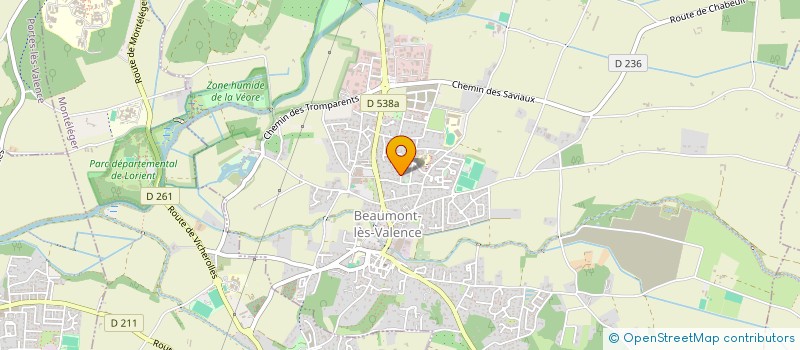 localisation de l'entreprise AGAM à BEAUMONT-LES-VALENCE