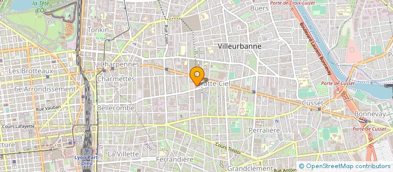 localisation de l'entreprise AGAMA à VILLEURBANNE