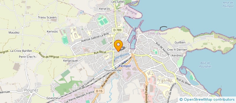 localisation de l'entreprise AGAMA  PAIMPOL