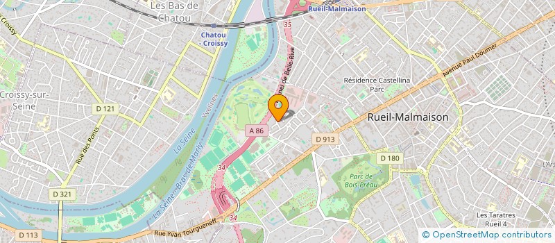 localisation de l'entreprise AGAMAR à RUEIL-MALMAISON