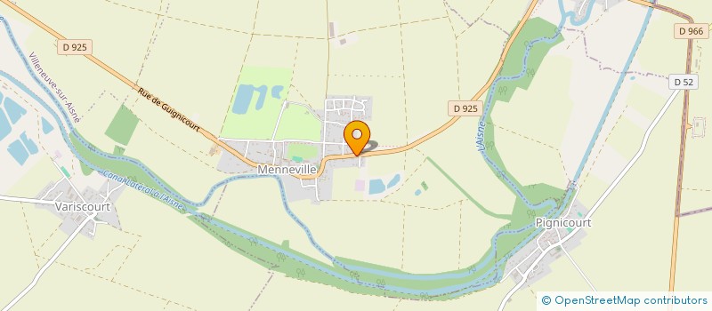 localisation de l'entreprise AGAMEDE à VILLENEUVE-SUR-AISNE