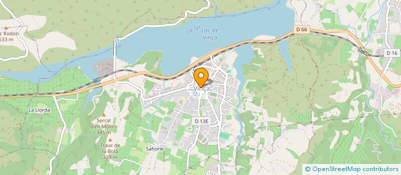 localisation de l'entreprise AGAMEK  VINCA