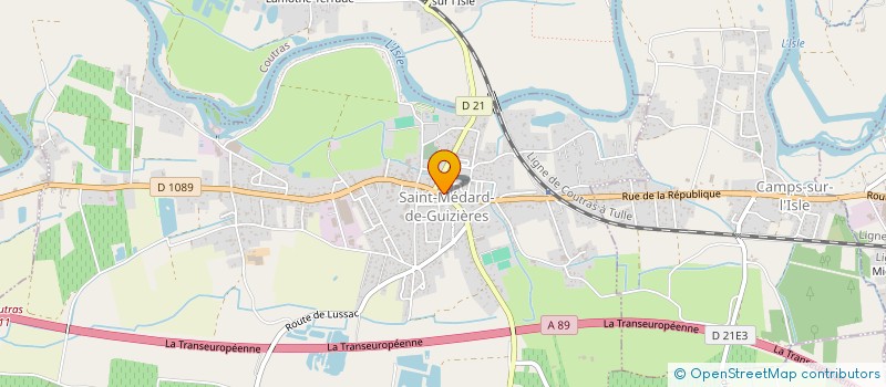 localisation de l'entreprise AGAMER  SAINT-MEDARD-DE-GUIZIERES