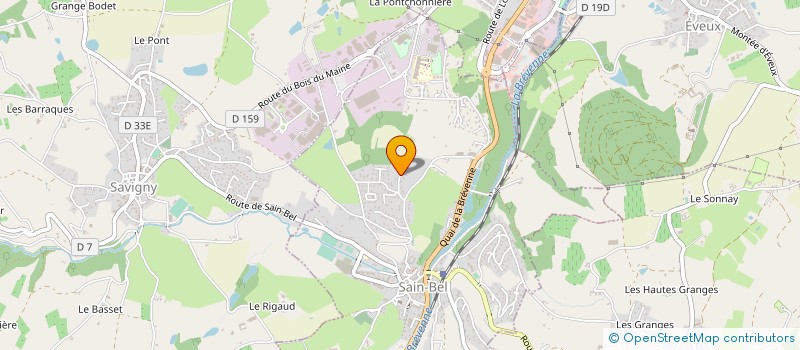 localisation de l'entreprise AGAMY à BULLY