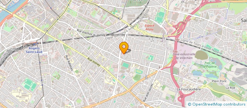 localisation de l'entreprise AGAO EXPERTISE à ANGERS
