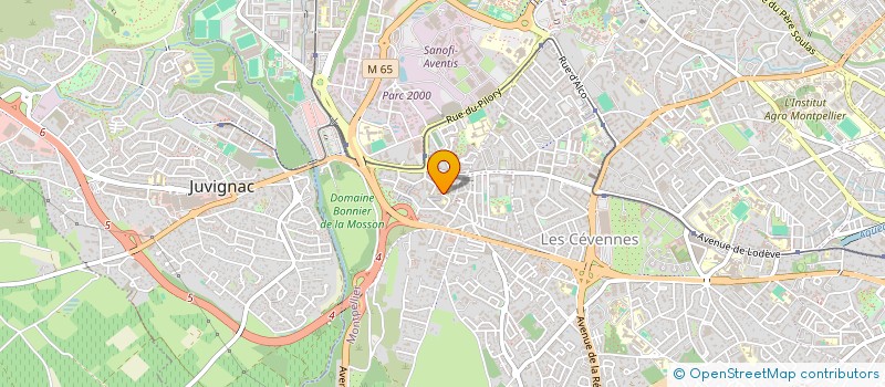 localisation de l'entreprise AGAP CONSEIL  MONTPELLIER
