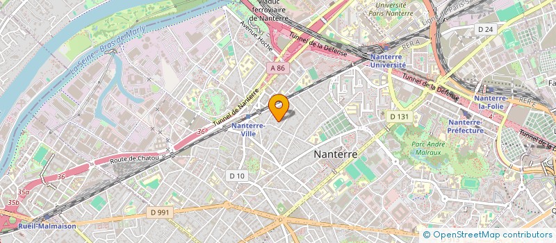 localisation de l'entreprise AGAPA  NANTERRE