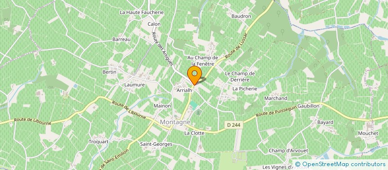 localisation de l'entreprise AGAPA  POMPIGNAC