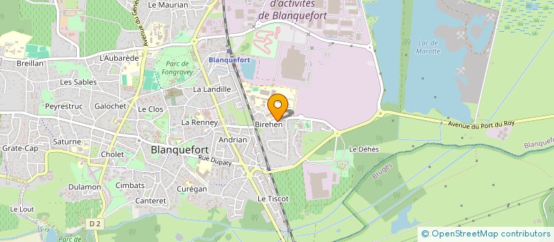 localisation de l'entreprise AGAPADES à BLANQUEFORT