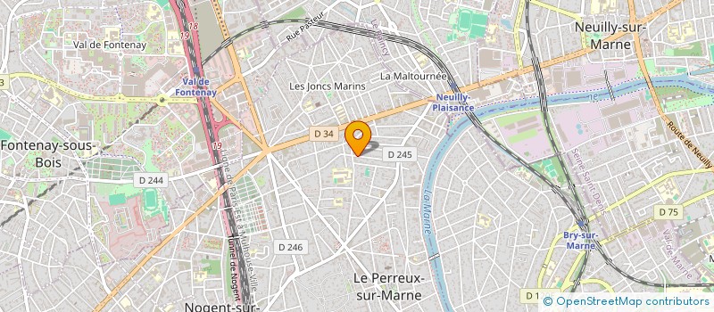 localisation de l'entreprise AGAPAIX  LE PERREUX-SUR-MARNE